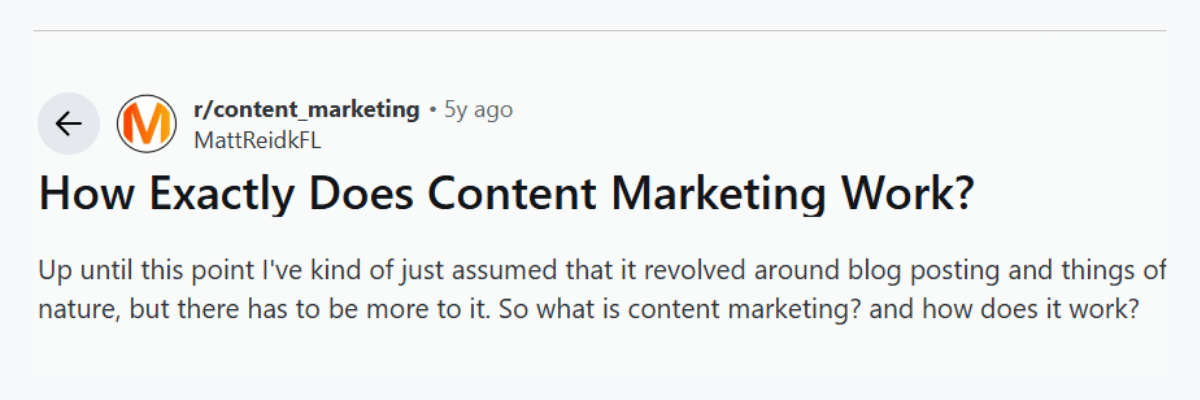 How does content marketing work